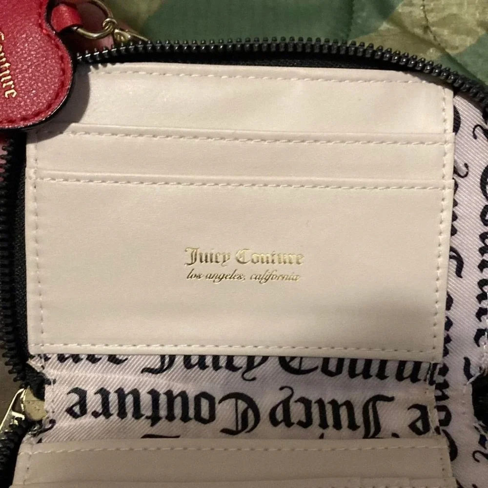 Juicy couture‎ y2k monogram cardholder with heart charm
